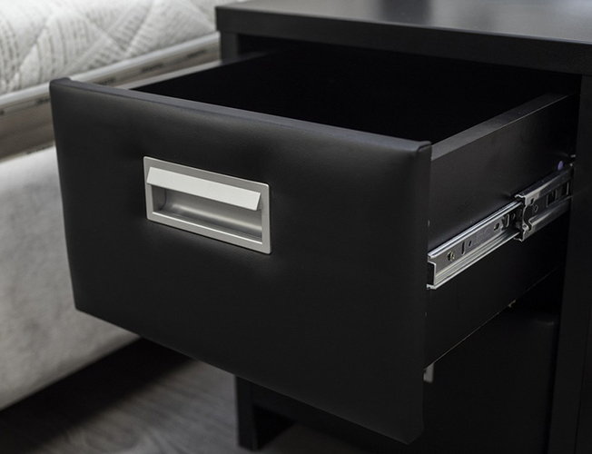 Тумба прикроватная Como/Veda (2 ящика) ЛДСП