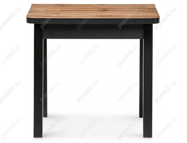 Стол Энлей 80 черный/дуб вотан (Арт 471767)