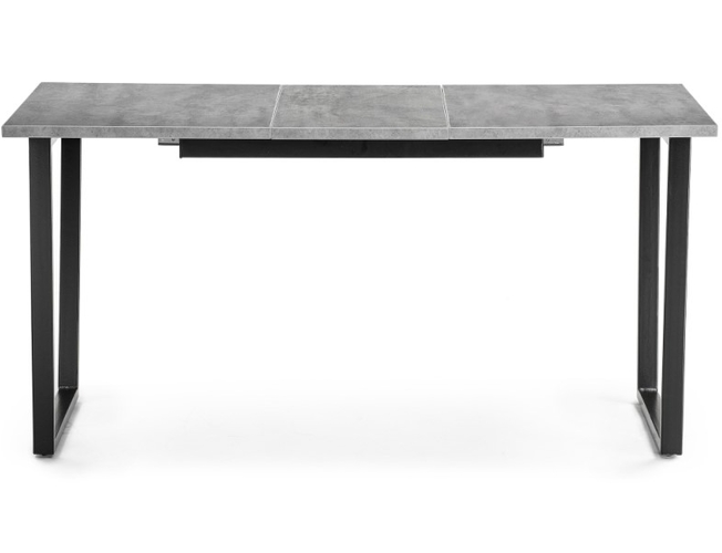 Стол раскладной Лота Лофт 120 черный матовый/бетон (Арт.489617)