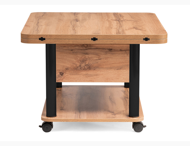 Стол-трансформер Виват дуб вотан/черный (Арт. 490591)