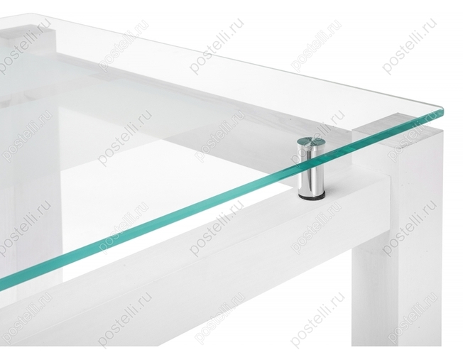 Стеклянный стол Бран дерево белое (Арт. 462098)