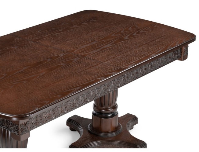 Деревянный стол Морнит орех темный/орех (Арт.515970)