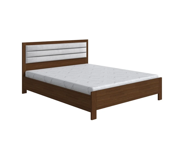 Кровать Райтон Prima с ПМ Teddy 022 Стальной/Мокко (сосна)