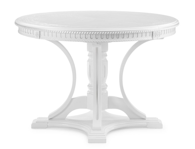 Деревянный стол Нозеан белый/серебро (Арт.500339)