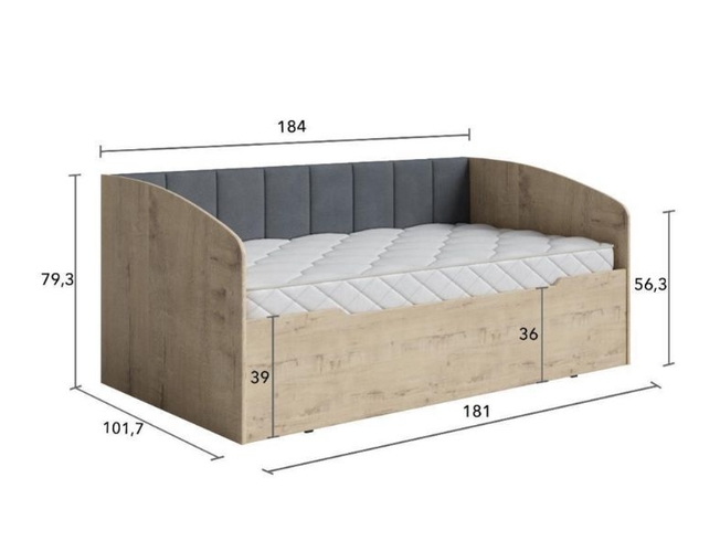 Кровать софа Letto с подъемным механизмом