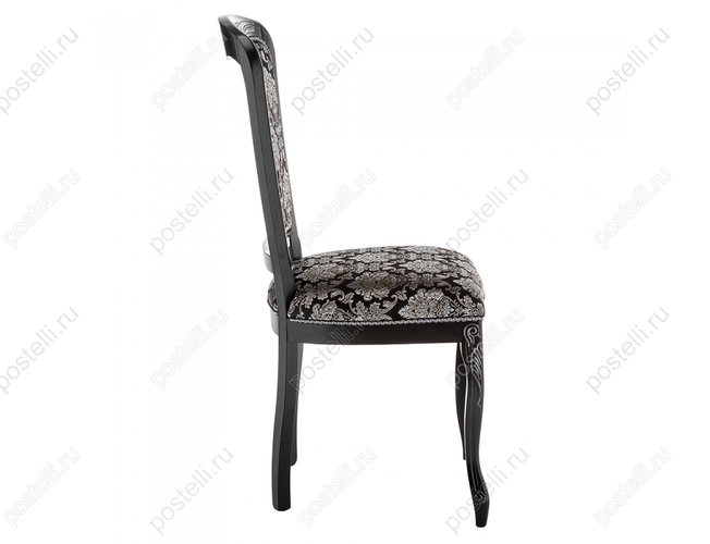 Стул Клето патина серебро/черный (Арт.309305)