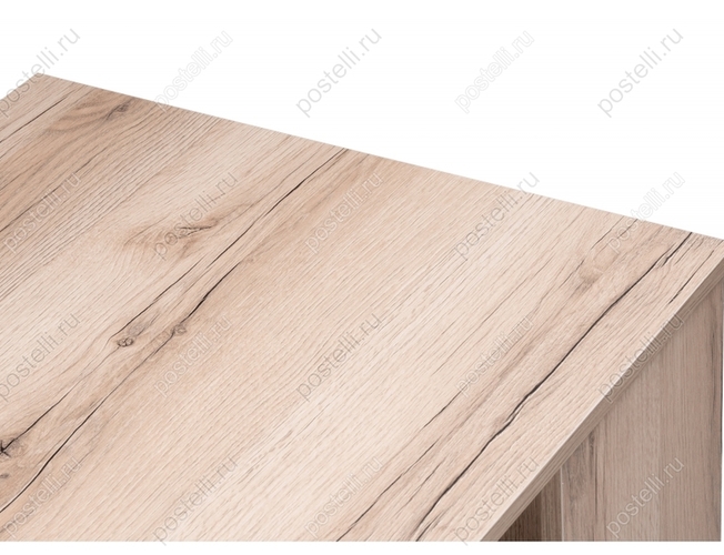 Письменный стол Битти Лофт 116 дуб делано светлый/белый матовый (Арт. 495412)