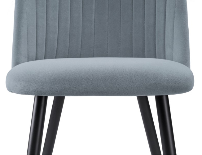 Стул на металлокаркасе Gabi 1 gray/black (Арт.15110)