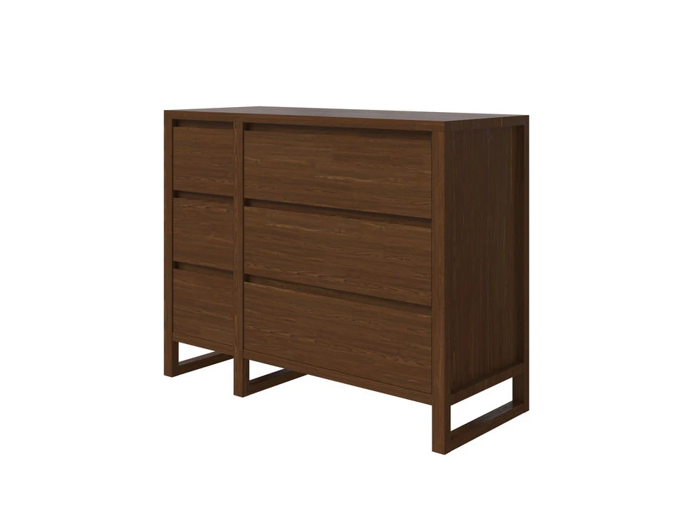 Комод Canada (6 ящиков)  - мокко сосна