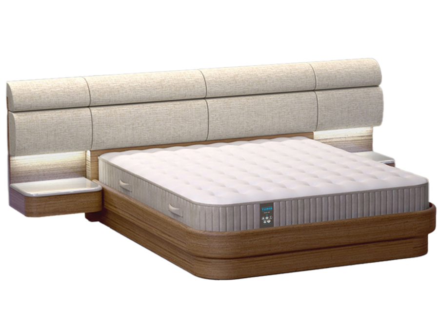 Кровати приемиум класса: на стыке классики и новых технологий деревянная кровать с тумбами